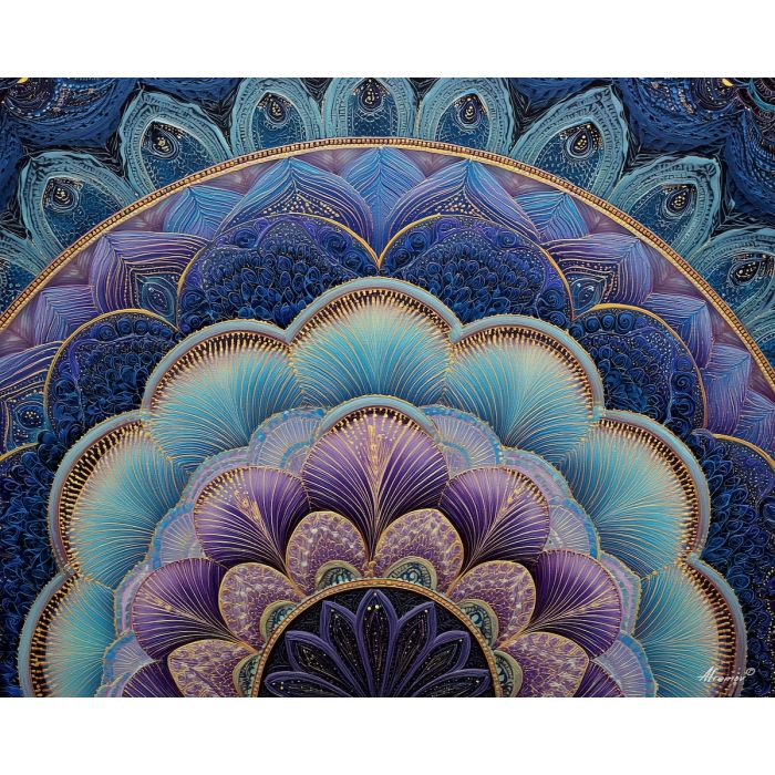 pattern arch, petal segments, zentangle motifs, curved decorative shape, floral abstract art, repeated line petals, intricate arch design