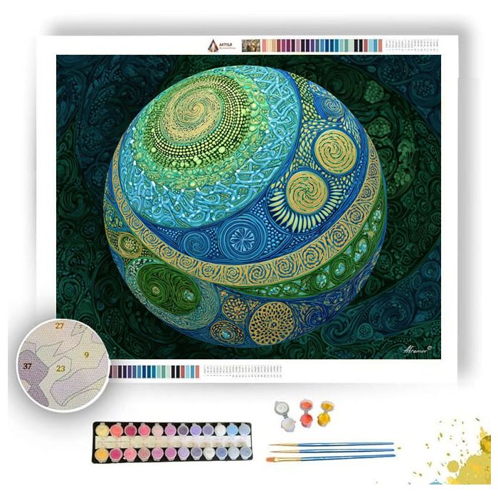 ZEN ORB PATTERNS - Paint by Numbers Full Kit