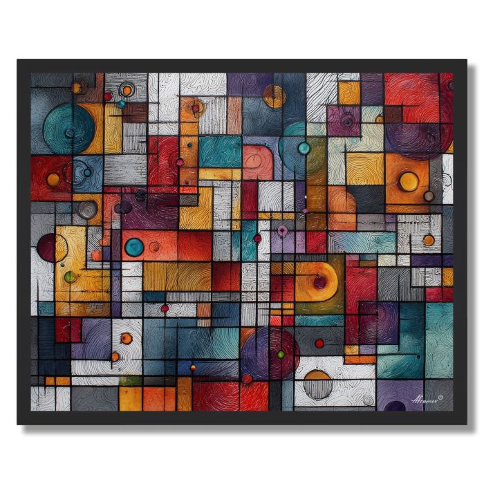 TANGLE ARCHITECT GRID - FRAMED