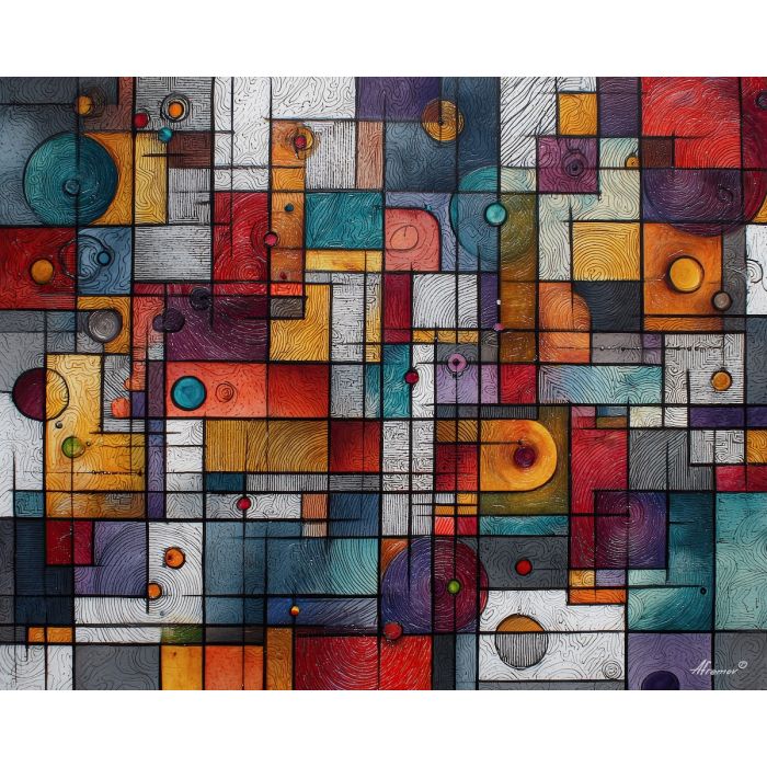 architect grid, zentangle buildings, abstract structures, filled geometric shapes, detailed texture blocks, decorative architecture, pattern-filled forms