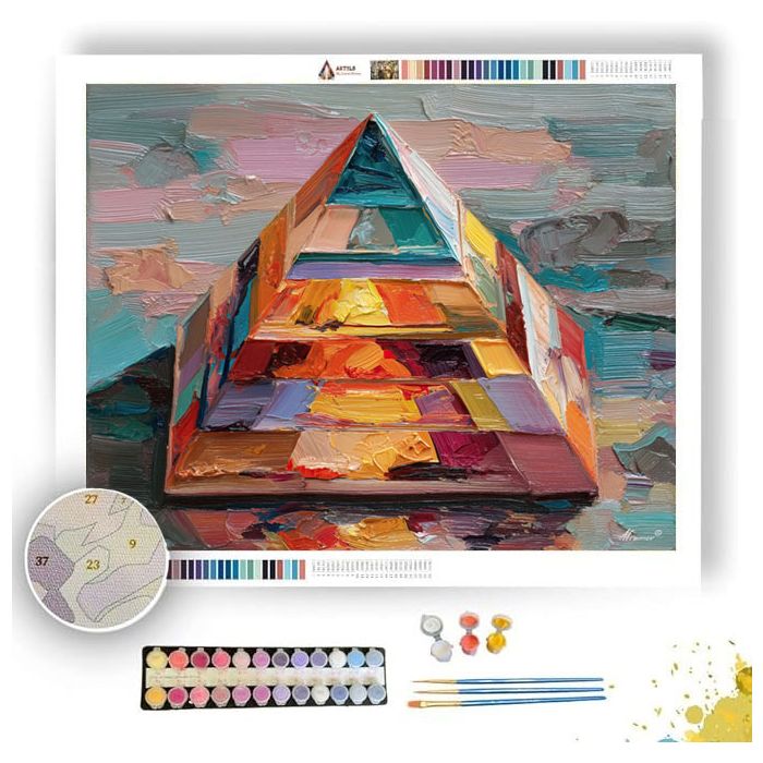 INSIDE OUT PYRAMID - Paint by Numbers Full Kit