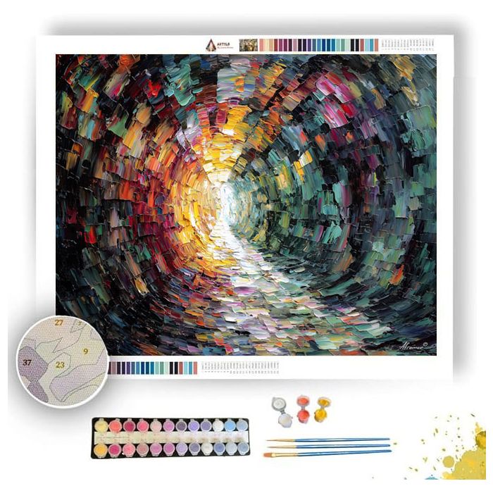REVERSED TUNNEL BLOOM - Paint by Numbers Full Kit