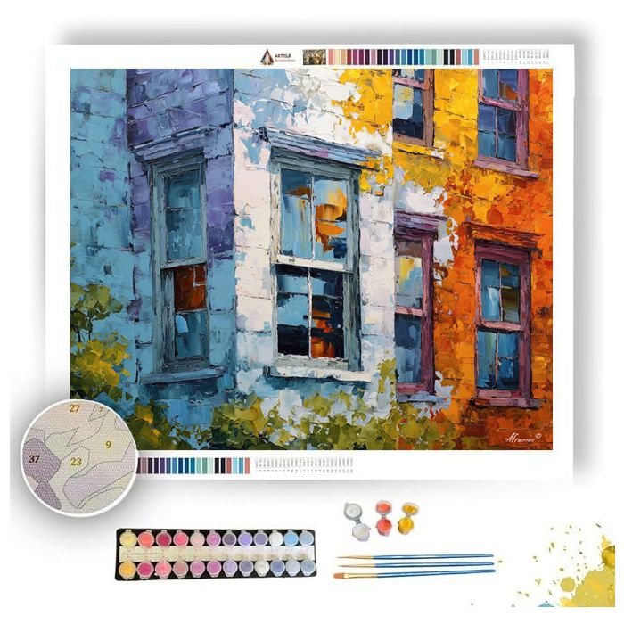 CASCADING WINDOW LOOP - Paint by Numbers Full Kit