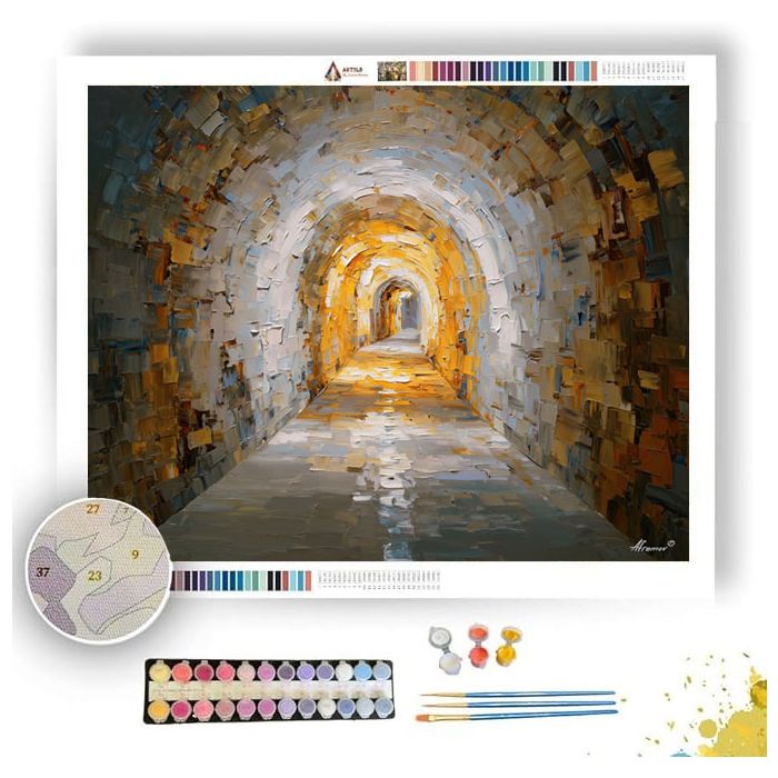 BENT CORRIDOR HALO - Paint by Numbers Full Kit