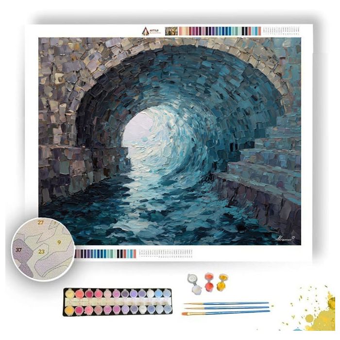 HOLLOW WAVE ARCH - Paint by Numbers Full Kit