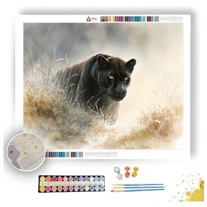 LUMINOUS PANTHER - Paint by Numbers Full Kit