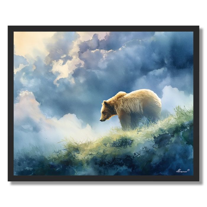 STORMY BEAR - FRAMED
