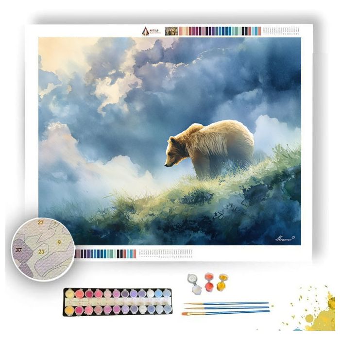 STORMY BEAR - Paint by Numbers Full Kit