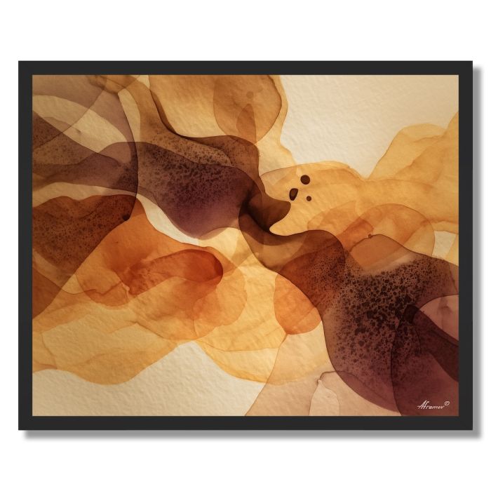 AMBER ECHOES - FRAMED