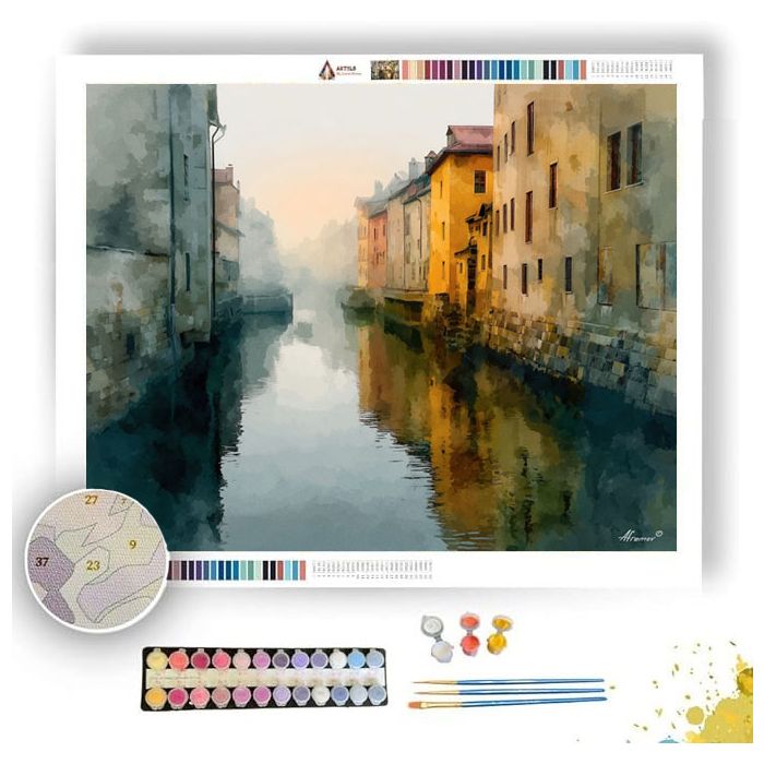 SERENE CANAL - Paint by Numbers Full Kit