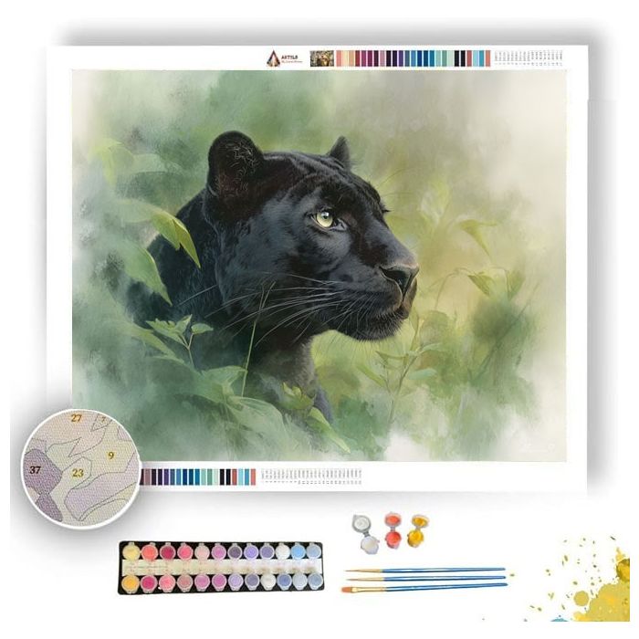 SILENT PANTHER - Paint by Numbers Full Kit
