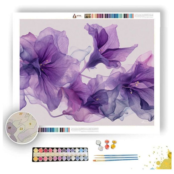 SILKEN VIOLET - Paint by Numbers Full Kit