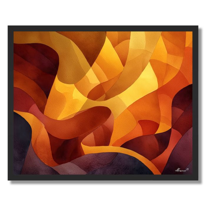 AMBER FORMS - FRAMED