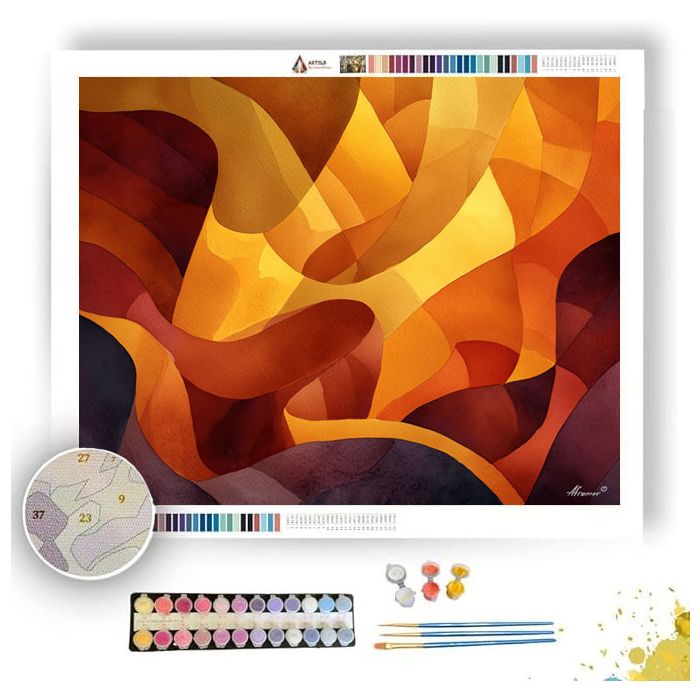 AMBER FORMS - Paint by Numbers Full Kit