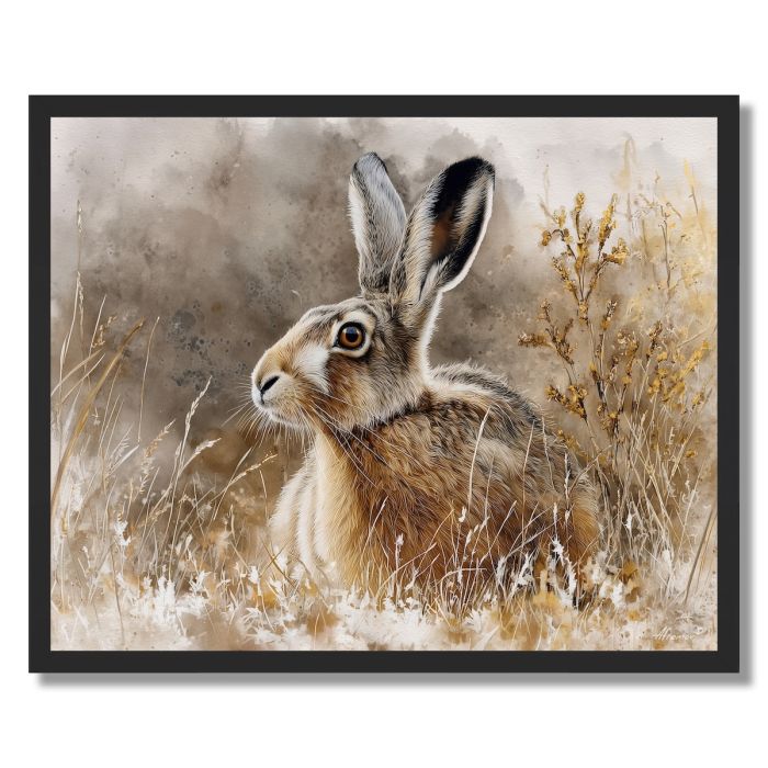 VELVET HARE - FRAMED