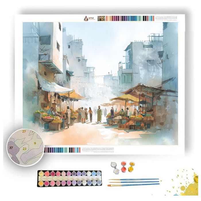 GENTLE MARKET - Paint by Numbers Full Kit