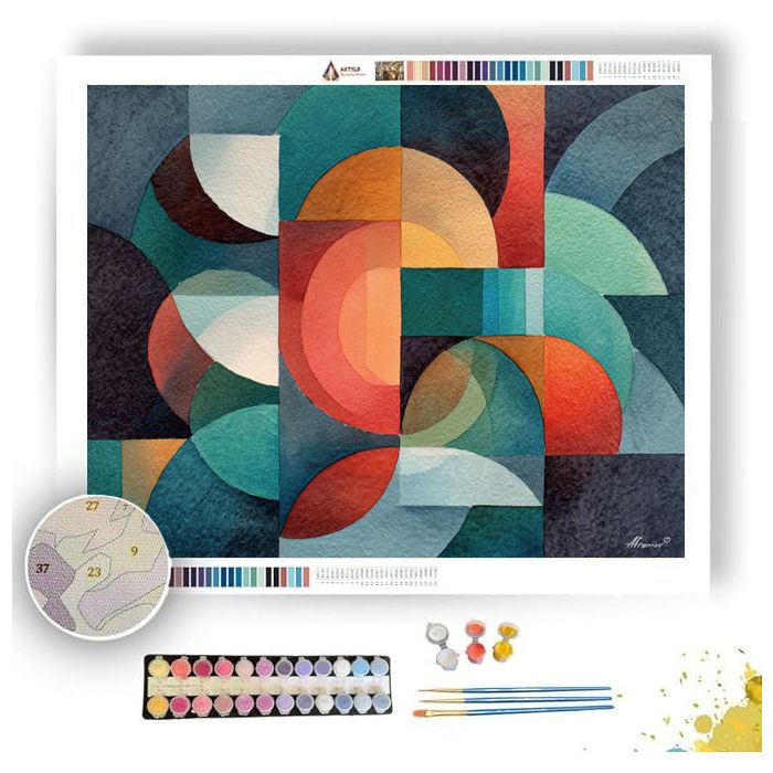 SILENT FORMS - Paint by Numbers Full Kit