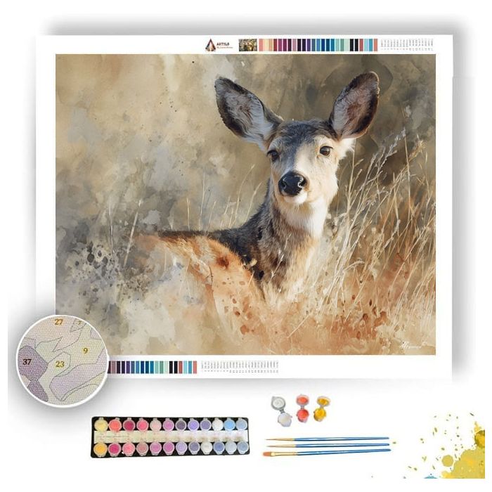 SILENT DEER - Paint by Numbers Full Kit