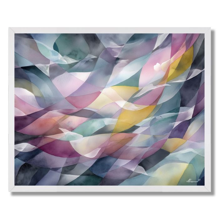 OPALINE PLANES - FRAMED