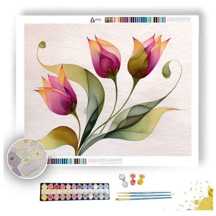 EVENING TULIP - Paint by Numbers Full Kit