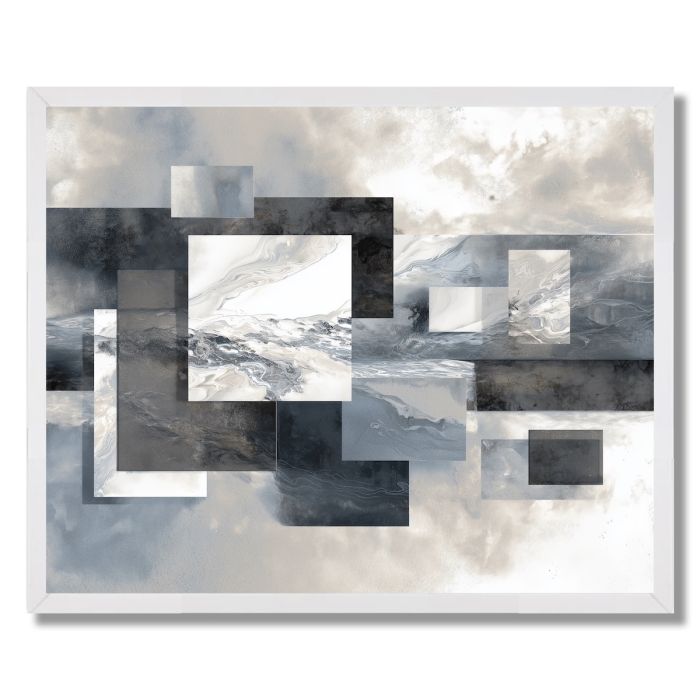 SILVER ECHOES - FRAMED