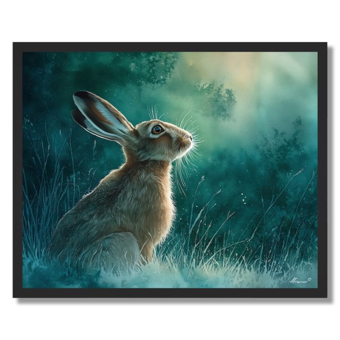 LUMINOUS HARE - FRAMED