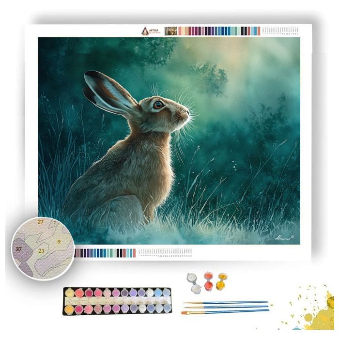 LUMINOUS HARE - Paint by Numbers Full Kit