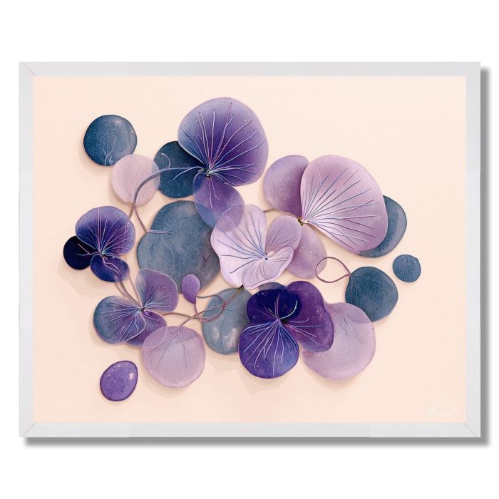 MORNING VIOLET - FRAMED