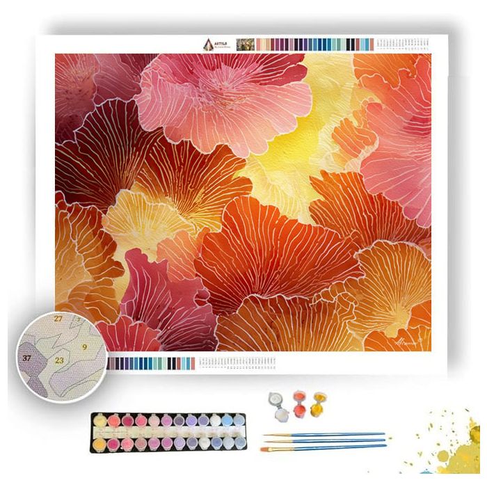 RADIANT RIPPLES - Paint by Numbers Full Kit