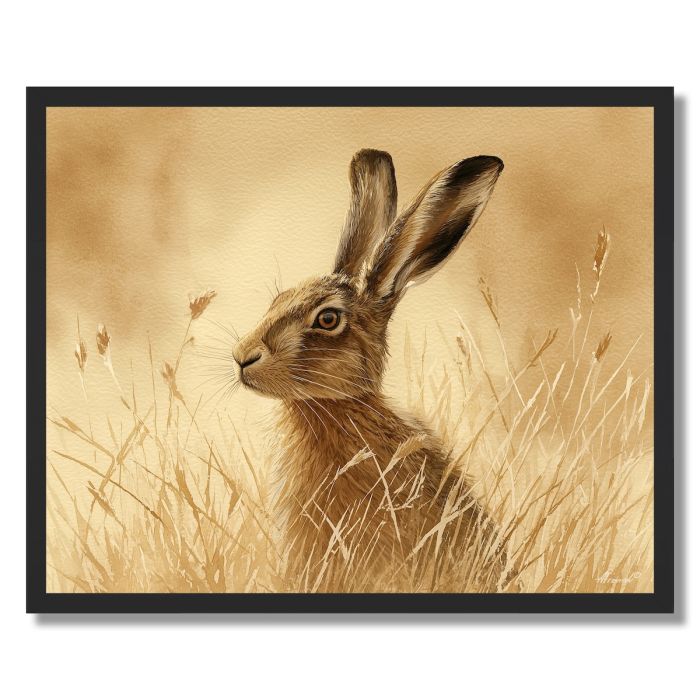 AMBER HARE - FRAMED