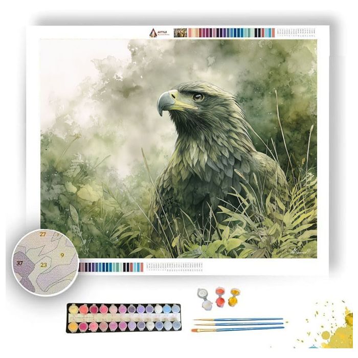 VERDANT EAGLE - Paint by Numbers Full Kit