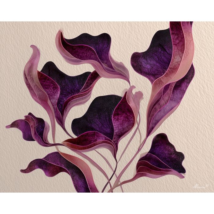 a, composition, of, velvet, violet, arranged, in, graceful, soft washes, pastel hues, natural flow, gentle gradients, atmospheric depth, textural blending, organic motion, diffused light, fine pigments, layered tones