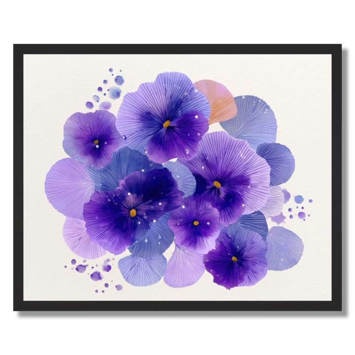 FRAGRANT VIOLET - FRAMED