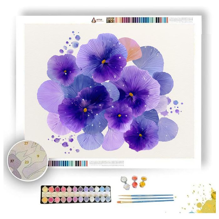 FRAGRANT VIOLET - Paint by Numbers Full Kit