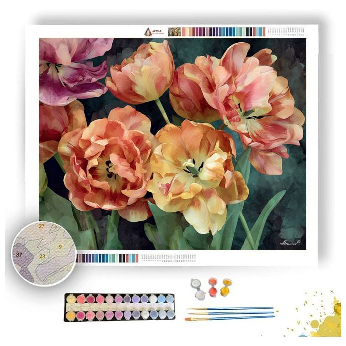 LUSH TULIP - Paint by Numbers Full Kit