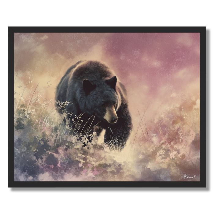 DUSKY BEAR - FRAMED