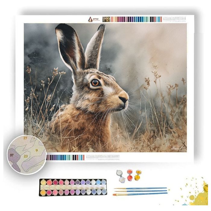 WILD HARE - Paint by Numbers Full Kit