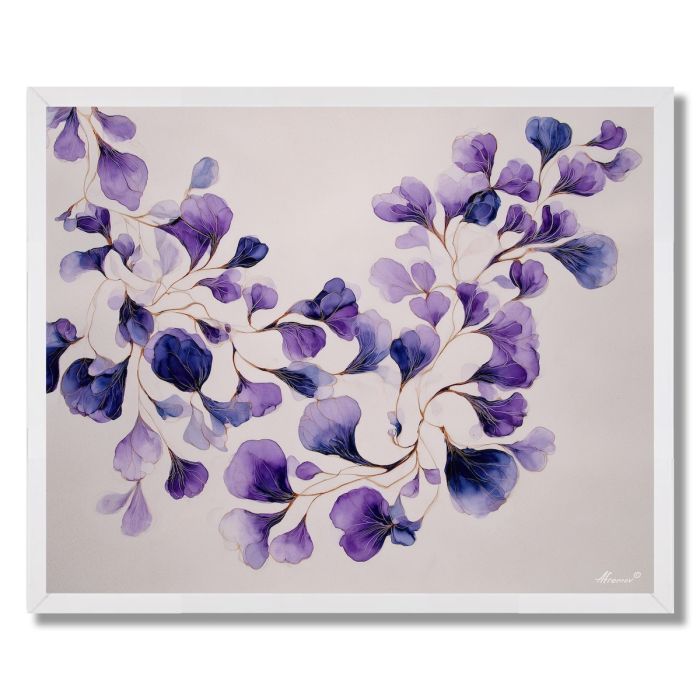 DELICATE VIOLET - FRAMED
