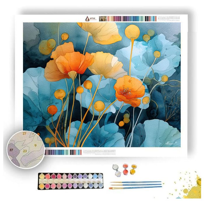 EVENING POPPY - Paint by Numbers Full Kit