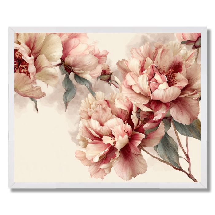 DELICATE PEONY - FRAMED