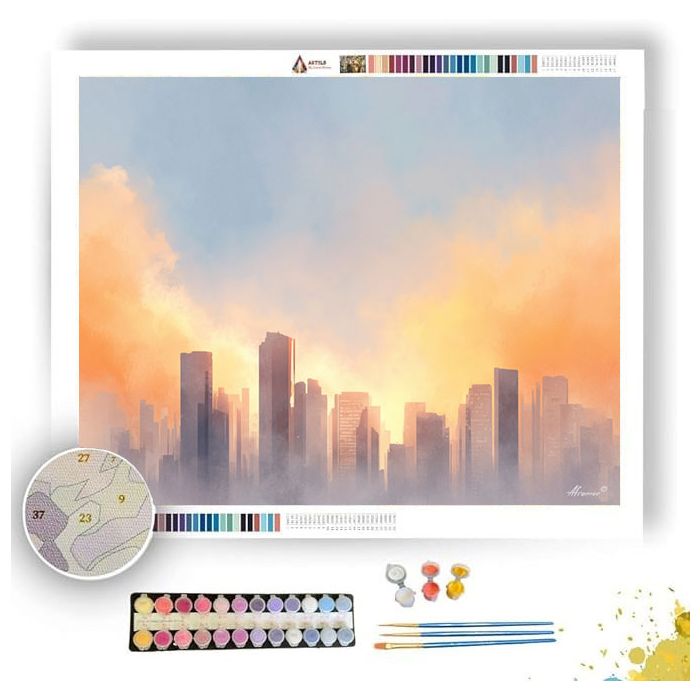 GENTLE SKYLINE - Paint by Numbers Full Kit