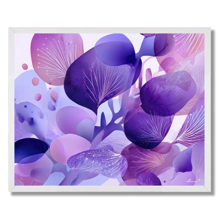 SOFT VIOLET - FRAMED