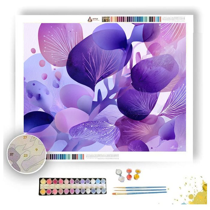 SOFT VIOLET - Paint by Numbers Full Kit