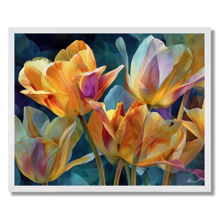 RADIANT TULIP - FRAMED