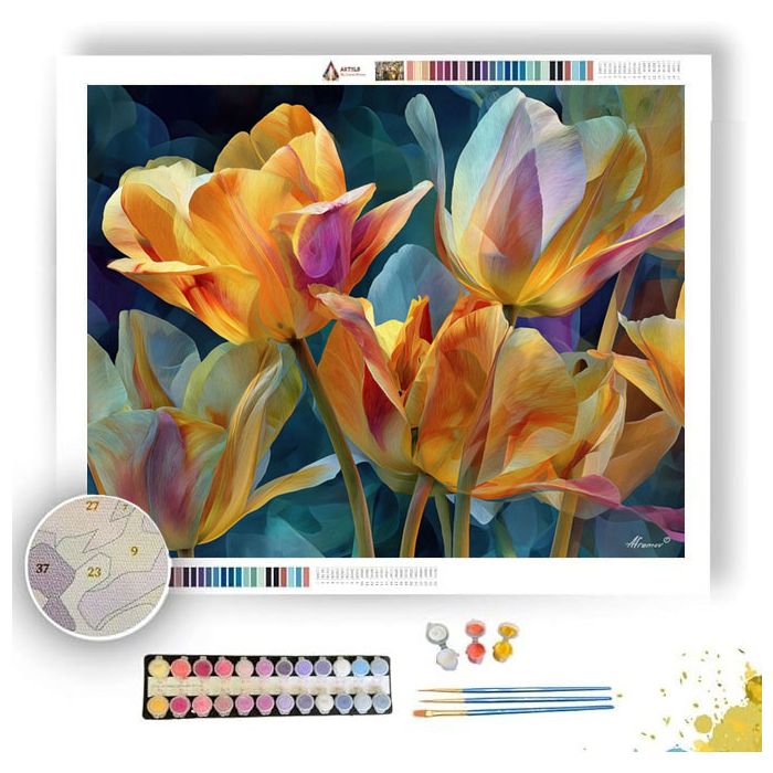 RADIANT TULIP - Paint by Numbers Full Kit