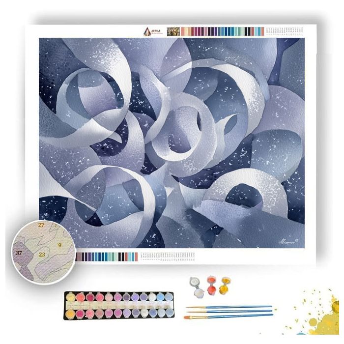 SILVER FORMS - Paint by Numbers Full Kit