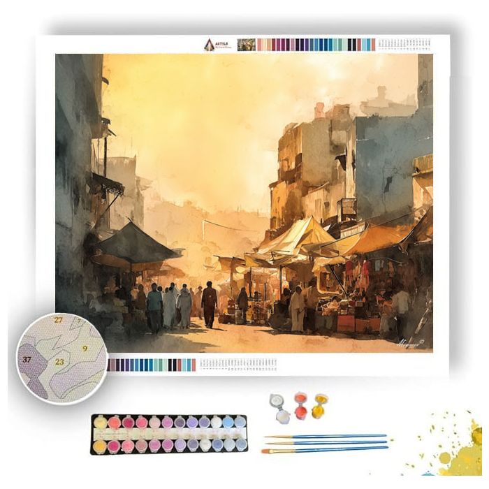 AMBER MARKET - Paint by Numbers Full Kit