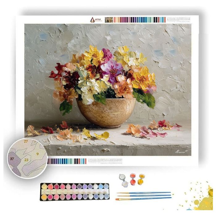 BLURRING HARBOR SOFT - Paint by Numbers Full Kit