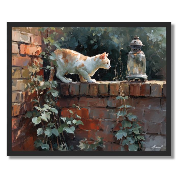 EMBER LANTERN DISTANT - FRAMED