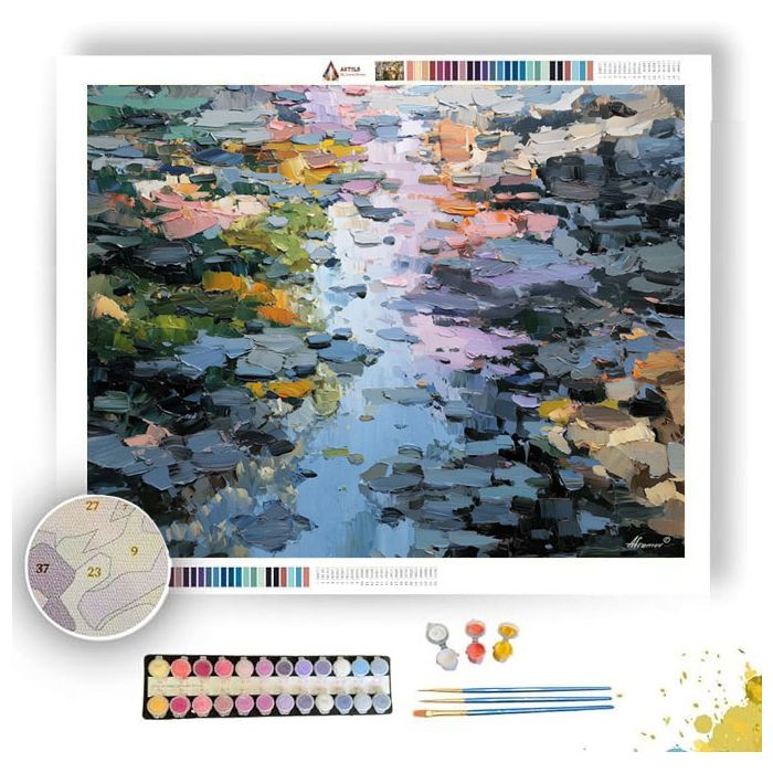 SILVER LABYRINTH - Paint by Numbers Full Kit